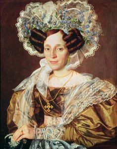 Retrato de Barbara Smetanova, madre de Federic Smetana